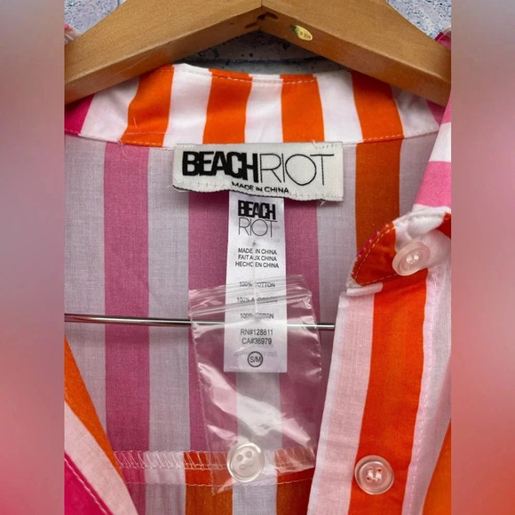 BEACH RIOT Alexa Top in Sunset Stripes S/M - Picture 7 of 12